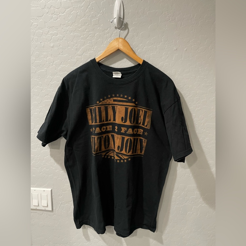 2009 Billy Joel Elton John‎ “Face 2 Face” Tour Shirt Large